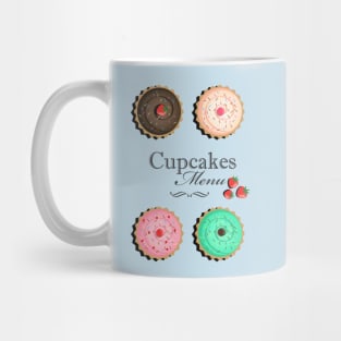 Cupcakes Menu Mug